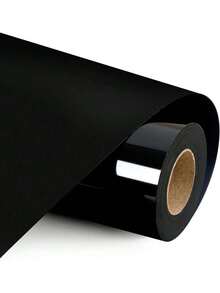 EstiloVETUR - Rollos de vinilo  de transferencia de calor, vinilo  de 12 x 9 pies, vinilo negro para camisas, vinilo para planchar para cameo, fácil de cortar y malezar para diseño de vinilo térmico (K2 negro-9 pies)Versión mejorada - K2 Black-100 pies - Ver 8