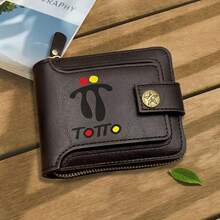 Ví da công sở TOTTO LOGO dành cho nam và nữ - Ví dây xích dung lượng lớn với ngăn đựng tiền xu, nhiều khe đựng thẻ và khóa kéo, nhỏ gọn, tiện lợi khi đi du lịch, chất liệu giả da - Quà tặng chuyên nghiệp đựng tiền cho nam và nữ. - Nhiều màu - Xem 9