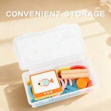 1 Set de Bloques de Rompecabezas Geométricos de Madera Creativos Tangram para Niños, Juguetes de Rompecabezas de Educación Temprana y Preescolar, Rompecabezas de Madera para Bebés, Entrenamiento de Pensamiento Intelectual y Lógico, Bloques de Construcción, Formas de Palitos, Rompecabezas Circulares, Ejercicio para Niños, Pensamiento Lógico, Desarrollo Intelectual, Concentración, Es el Mejor Regalo para Niños, Buen Almacenamiento, Cultivar la Habilidad Manual de los Niños desde una Edad Temprana - Multicolor - Ver 8