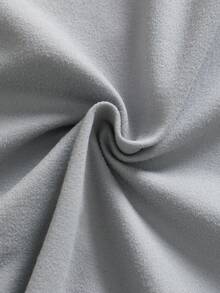 1pc Women's Casual Drawstring Wide Leg Pants, Women's Loose Straight Drawstring Sweatpants, Suitable For Daily Wear, Hiking, Trekking, Cycling - Grey - View 11