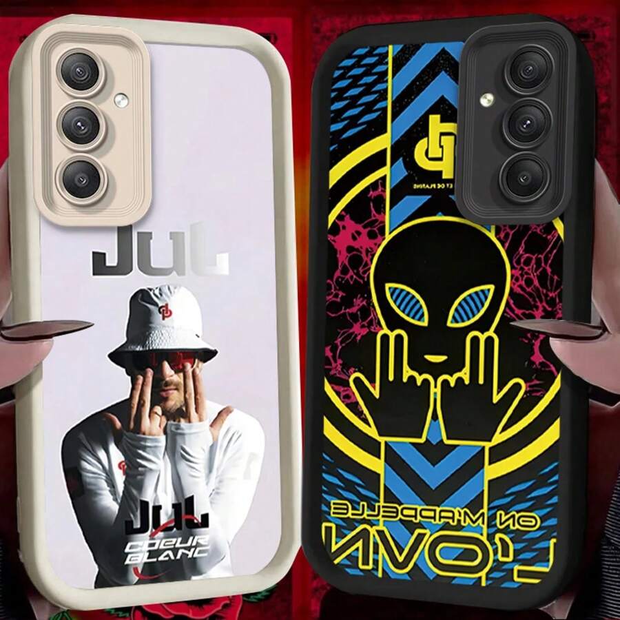 JuL C'est Pas Des Lol Rapper Adecuado para iPhone 17/16/15/14/13/12/11/air/Pro/ProMax y Galaxy S22/S23/S24/S25 Plus Fe Ultra, Galaxy A13/14/15/16/54/35 Series Patrones Divertidos y Originales Altamente Populares, Personajes Juguetones y Lindos, Funda de Teléfono de Moda Clásica Profesional Antigolpes Antihuellas Funda de Teléfono Duradera Patrones de Anime Clásicos y Bonitos Funda de Teléfono para Hombres Funda de Teléfono para Mujeres Funda de Teléfono de Anime de Sangre Caliente Buena Opción de Regalo - 7 - Ver 1