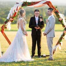 6/1件粉色玫瑰胸花配满天星，逼真丝绸花朵翻领别针，适用于新郎、伴郎、婚礼、舞会、周年纪念、返校节、乡村秋季场合 - 藕粉色 - 查看 8