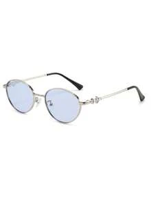 休闲复古圆形黑色时尚眼镜，适合日常出行、夏季海滩、装饰、街头摄影 - 彩色 - 查看 13