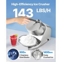 Ice Crushers & Shavers - 143 Lb/h - View 2
