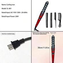 女士螺旋卷发棒 - 360°旋转卷筒，30秒快速卷发，小巧便携设计，打造自然卷发和波浪卷发的理想之选，也是一份绝佳的礼物。卷发棒、造型工具、时尚造型器，母亲节、情人节、复活节礼物