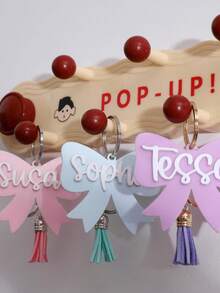 Personalized Name Keychain,Custom Keyring For Kids, Birthday Or Back To School Bag Charm - Custom Keychain - View 3