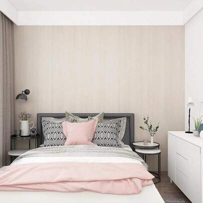 1卷木纹自粘壁纸，防水，可移除，适合秋季美学墙面装饰，可用于客厅、厨房、卧室、浴室、宿舍和家具翻新。