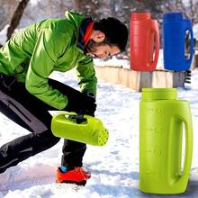 1pc Handheld Adjustable Spreader - Multi-Function Fertilizer Seeder, Watering Can And Ice Melt Spreader (With Shovel, 2L Capacity)