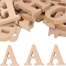 1 Stück 3D Holzbuchstabe für Tischplatte, weiße Blockbuchstaben für Dekor zum Aufstellen, Party Deko, A-Z Buchstaben, 3D Deko für Hochzeiten, Geburtstage und Zuhause, Sommer Geschenke Strand Schulmaterial Raumdekoration - Aprikosenfarben - Übersicht 9