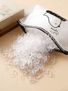 500个/1000个彩色糖果色婴儿发圈，可爱婴儿发绳，婴儿发饰 - 彩色 - 查看 19