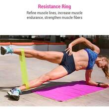 Pilates Equipment for Home Workouts Pilates Ring and Ball Set Resistance Bands & More Perfect for Home Pilates Equipment - Azul - Ver 3