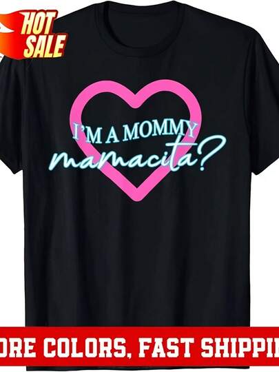 Soy una mamá Maita Love Island Mommy Meme Uni T ShirtCamia deptiva infmal de manga cta de suave para uso diario, viajes y carreras al e libre, estilo urbano atlético juvenil.
