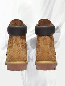 Timberland 6" Premium Waterproof Boot Wheat Debossed Print– Men's Lifestyle Sneakers – Shoes For Man -Vintage-Spring & Summer-Inspired Running Shoes, Shock-Absorbing Comfort, Gym To Streetwear Casual Wear-Mother's Day Gifts-Father's Day Gift–TB0A2P6WA5J - 小麥 - 查看 4