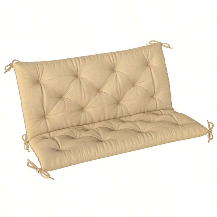 Two-Seater Bench Cushion - Khaki - 84B-137V70KK - View 1