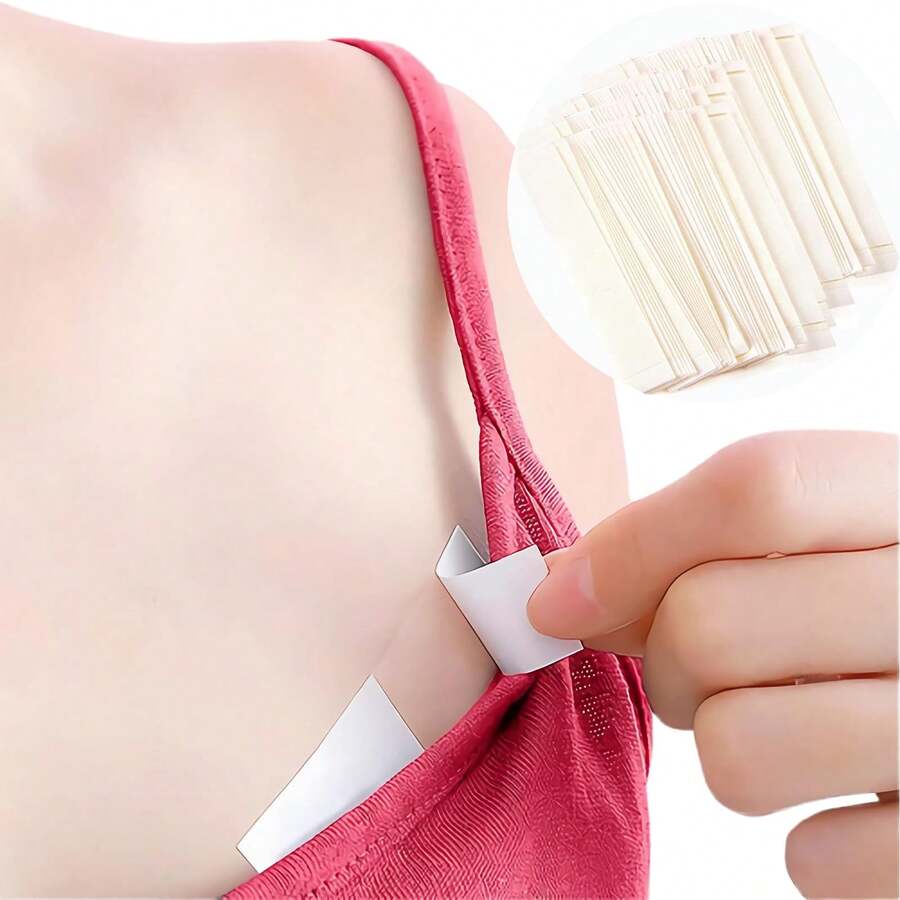 108pcs Fashion Double-Sided Tape, Strong Transparent Body Tape, Adhesive, [36pcs/Pack] Body Tape, Double-Sided Tape, Breast Petals, Invisible Bra, Fashion Tape, Travel Essential - Multicolor - View 1