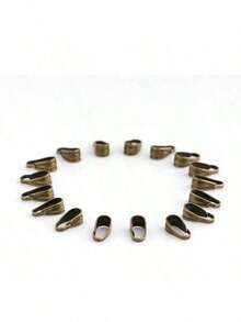 EstiloCierres colgantes, 3 colores 300 piezas/bolsa Conector colgante Pinzas de sujeción Cierres Broches de joyería Resultados Aleaciones Fianzas(1# )Versión mejorada - 3 # - Ver 7