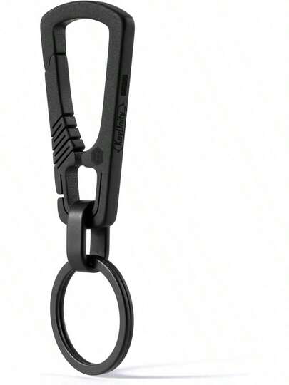 EstiloKeyUnity - Llavero con mosquetón de Titanio, de liberación rápida EDC con LlaveroVersión mejorada