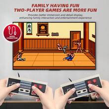 Mini Retro Handheld Game Console - USB Powered Plug And Play System, Brings Classic Entertainment Experience - Evokes Fond Family Memories - Easy Setup, Ideal Gift For Gatherings, Birthdays And Holidays - White - View 7