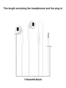 Includes Type-C Audio Adapter Cable, Suitable For 3.5mm Wired In-Ear Headphones, Sports, Running, Sleeping Earphones - Multicolor - View 6