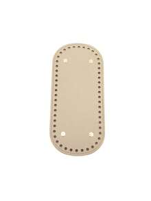 1pc Premium Oval PU Leather Bottom Pad - Reinforces Handbags And Wallets, Pre-Punched Holes For Sewing, Suitable For Crochet Projects, Sewing Accessories And DIY Crafts, Durable, Water-Resistant, Easy To Use, DIY Wallet Making - Multicolor - View 15