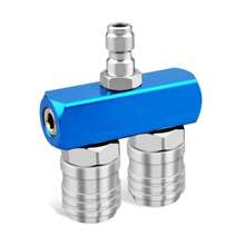 Conectores rápidos de doble boquilla para lavadora a presión, puntas de pulverizador dobles de 1/4 de pulgada OSAR - B M22 14 mm - Ver 1