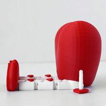 多色可调节活动心形摆件，模型摆件，适合作为情人节、生日、周年纪念礼物、房间装饰、家居装饰、情人节装饰品、家居微缩摆件 - 彩色 - 查看 4