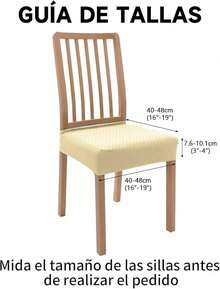 EstiloTendenciaFundas Para Sillas De Comedor 4 Piezas, Cubre Sillas Comedor Impermeable, Transpirable Y ExtraíBles, Elasticas Y Lavables, Funda Asiento Silla Comedor Para Restaurante, Hotel, Ceremonia, Banquete-GrisCalidad PremiumVersióN Mejorada - marrón claro - Ver 3