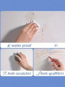 Película protectora resistente a arañazos para mascotas, pegatina transparente autoadhesiva de protección de muebles, cinta resistente a arañazos y al desgaste para sofás y paredes, un artículo de protección sustituto para tableros rascadores de gatos - Multicolor - Ver 8