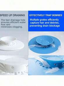 1PCS   Sewer Odor-Proof Cover Floor Drain,Sewer Cover Floor Drain, Bathroom Insect-Proof Cover, Toilet Pool Stopper, Kitchen Sink Floor Drain, Press Kitchen Floor Drain, Anti-Blocking Sewer Seal And Odor-Proof Floor Drain - trắng - Xem 5