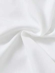 Purechapter 女童时尚褶皱花卉吊带连体裤，收腰设计，喇叭裤腿，休闲日常穿着，时尚百搭 - 白色 - 查看 7