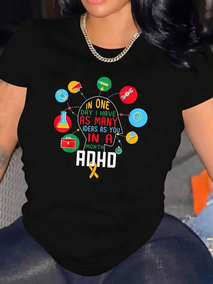 Camiseta de mujer con patrón del oeste de California, diseño de la puesta de sol de la playa de Malibu, camiseta de verano cómoda y de manga corta ideal para días de vacaciones o para usarla en días normales. - Negro - Ver 1