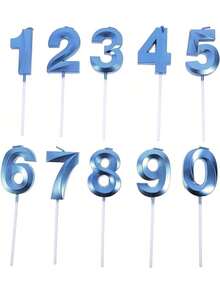 EstiloCiieeo 10 Piezas Velas De Pastel De CumpleañOs Velas De Numero De CumpleañOs Velas De CumpleañOs Numerales DecoracióN De Pastel De CumpleañOs 5 Velas Parafina Feliz CumpleañOs NúMeroVersióN Mejorada - Dorado - Ver 11