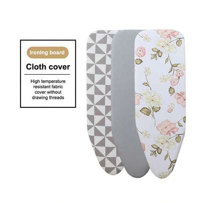1件棉质印花熨衣板套，耐热加厚熨衣板布套，适用于家用熨衣板，可替换使用，完美保护您的熨衣板，提升熨烫效果和效率，适合日常使用，也可用作熨衣板套、妇女节礼物、旅行必备、婚礼回礼、Y2K风格、卧室用品、汽车配件、厨房装饰等。