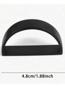 6pcs D-Shape Napkin Rings, Suitable For Home, Restaurant, Dining Table Decor, Party & Holiday Decoration, Napkin Clips - Multicolor - View 6