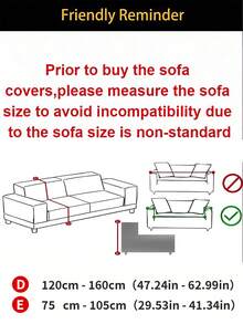 1pc Plush Jacquard Sofa Cover With Skirt, High Stretch Plant Leaf Pattern, Suitable For Various Occasions, Machine Washable - Burgundy - View 6