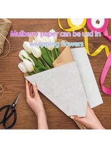 EstiloHojas de papel de morera para decoupage: 50 hojas de papel de arroz A4, papel Washi para decoupage, manualidades, bricolaje, envoltura de regalo, fabricación de tarjetasVersión mejorada - 1 - Ver 6