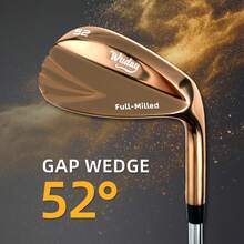 WUDAY Rose Gold Right Hand Golf Beach Wedge Club: Professional Sand/Chip/Wedge Stainless Steel Club 52°/56°/60° Quickly Reduces The Number Of Shots In Short Distance Competitions, Playing Like A Professional Player! - Gold - View 8