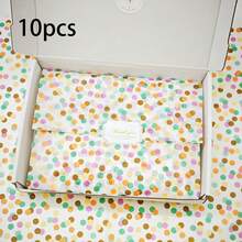 10/30/60 Sheets Of Colored Polka Dot Gift Wrapping Paper, 50cm X 35cm - Perfect For Easter, Weddings, Valentine's Day, Holidays, Birthdays, Bouquet And Shoe Wrapping, Gift Bag Fillers, And Gift Wrapping Accessories. - Color Wave Dots - View 13