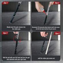 Golf Grip Removal Tool, V-Groove Grip Remover Saver 11" For Standard Length Swinging Grips Golf Grip Kit Golf Tools Golf Supplies Golf Grip Tool Grip Remover Gripping Tool - Multicolor - View 12