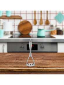 EstiloMAGICLULU Machacador De Frutas Y Verduras De Acero Inoxidable Herramienta Para Prensar Patatas Y Limpiar Alimentos Color GrisVersión mejorada - 1 - Ver 9