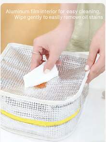 Cartoon Lunch Box Bag, Handheld Lunch Bag, Insulated Lunch Box, Elementary Student Lunch Bag, Office Worker Lunch Bag - Multicolor - View 10