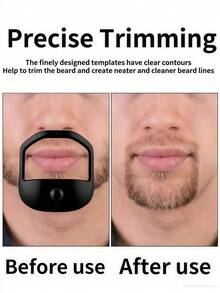 1支符合人体工学的淋巴面部及身体按摩刷 - 柔软聚酯纤维刷毛，精准塑形下颌线及颈部线条，无香型，适合所有浅肤色，淋巴按摩工具，适用于头发护理、沙龙、学校、旅行、居家、水疗、按摩等场合。 - 鬍鬚模具 - 查看 3