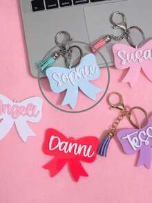 Personalized Name Keychain,Custom Keyring For Kids, Birthday Or Back To School Bag Charm - Custom Keychain - View 9