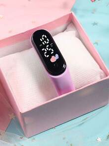 1pc Fashion Cute Electronic Watch With Date & Time Display, Loved By Children, Suitable For Back To School, Birthday, Daily Wear - Multicolor - View 17