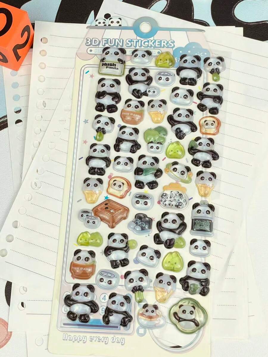 各种涂鸦贴纸，适用于个性化吉他、行李箱、DIY防水家居装饰和儿童手工制作。 - 彩色 - 查看 1