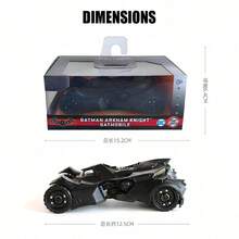 Simba Warner Bros 1:32 Scale Officially Licensed Arkham Knight Diecast Metal Model Car, Openable Doors, Premium Display Model Suitable For Adult Collectors And Enthusiasts - A - View 3