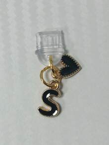 26pcs Heart-Shaped Alphabet Letter Dust Plug Decoration, Dust-Proof Phone Charging Port Cover, Gift For Friends, Christmas Gift