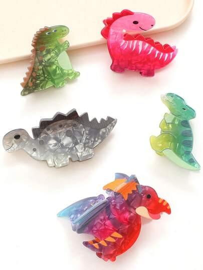 1 pieza Nuevo accesorio de cabello de mujer con garra de dinosaurio versátil y linda garra de tiburón, accesorio de cabello elegante con pinza