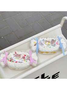 10个糖果造型蛋糕盒 - 非常适合盛放甜点、蛋糕、水果沙拉、提拉米苏等 - 适用于派对、儿童节、生日派对、毕业季/万圣节主题活动、圣诞节、新年派对 - 無色 - 查看 10