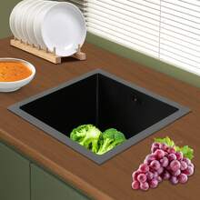 YUNRUX Kitchen Sinks - Black - View 11